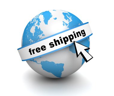 Ücretsiz 3d illüstrasyon kavramı kargo