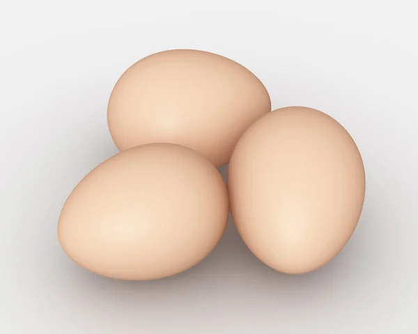 Animal eggs concept 3d illustration — Stock Photo, Image