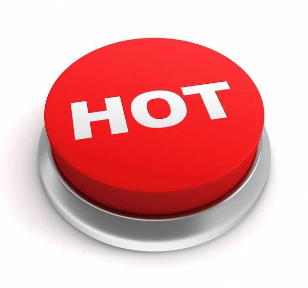 Concepto de botón caliente 3d ilustración —  Fotos de Stock