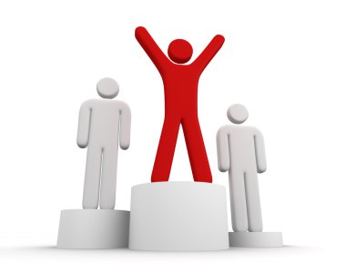 kazanan podyum 3d çizim