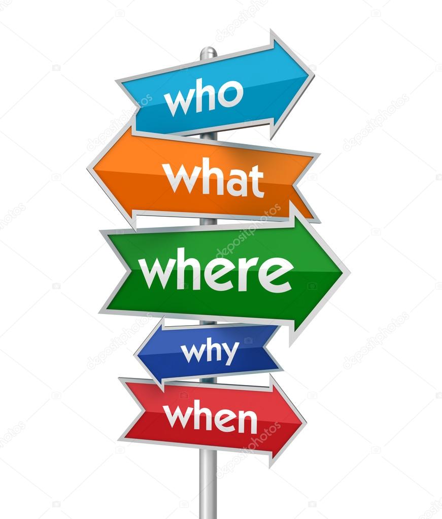 questions direction signs