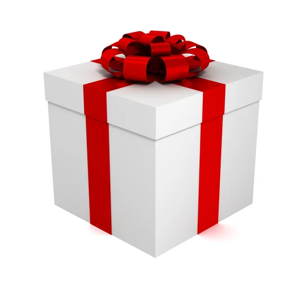 Geschenk box concept 3d illustratie — Stockfoto