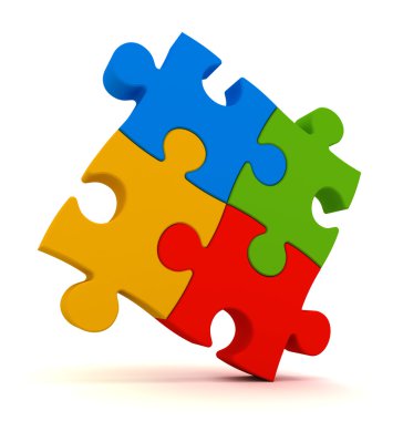 kavram 3d resimde bulmaca