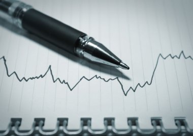 iş grafiği ve kalem 3d çizim