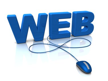 Web kavramı 3d çizim