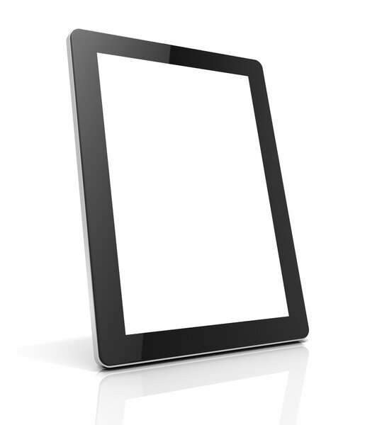 blank tablet computer concept  3d illustration