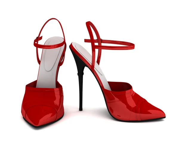 Concepto de tacones altos 3d ilustración — Foto de Stock