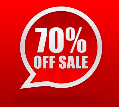 Satış rozet kavramı 3d illüstrasyon