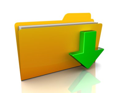 dosya veya klasörün simgesini 3d resim indir