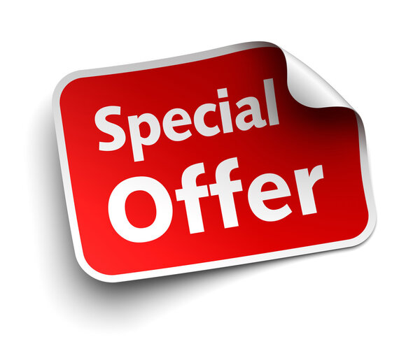 Концепция специального предложения 3D иллюстрация
