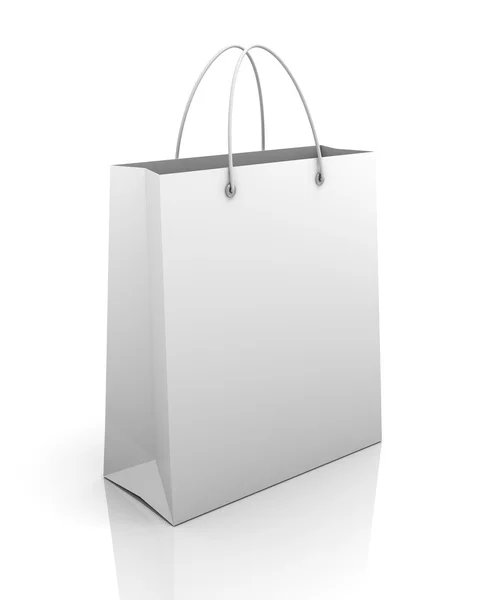Concepto de bolsa de compras único 3d ilustración — Foto de Stock