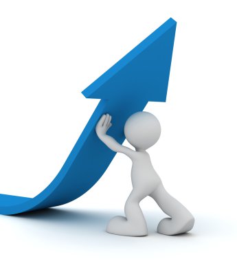 ok kavramı 3d çizim holding