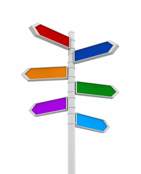 Signpost konceptet 3d illustration — Stockfoto