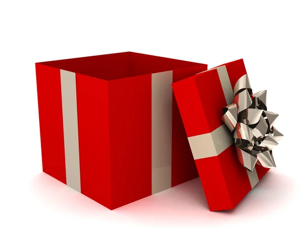 Caja de regalo abierta ilustración 3d —  Fotos de Stock