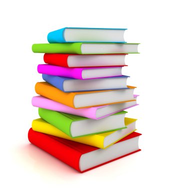 kitap kavramı 3d çizim