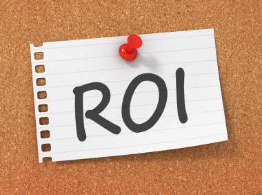 yatırım getirisi kavramı 3d çizim