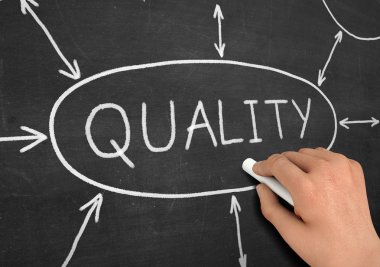 Kalite kara tahta yazma kavramı 3d çizim