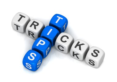 keyif ve hileci küpleri kavramı 3d çizim