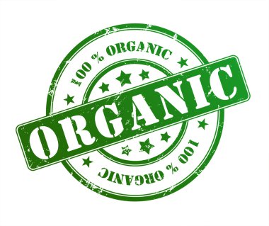 Organik damga kavramı 3d çizim
