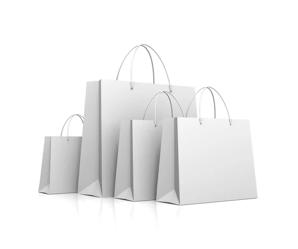 Τσάντες για ψώνια έννοια 3d απεικόνιση — Φωτογραφία Αρχείου