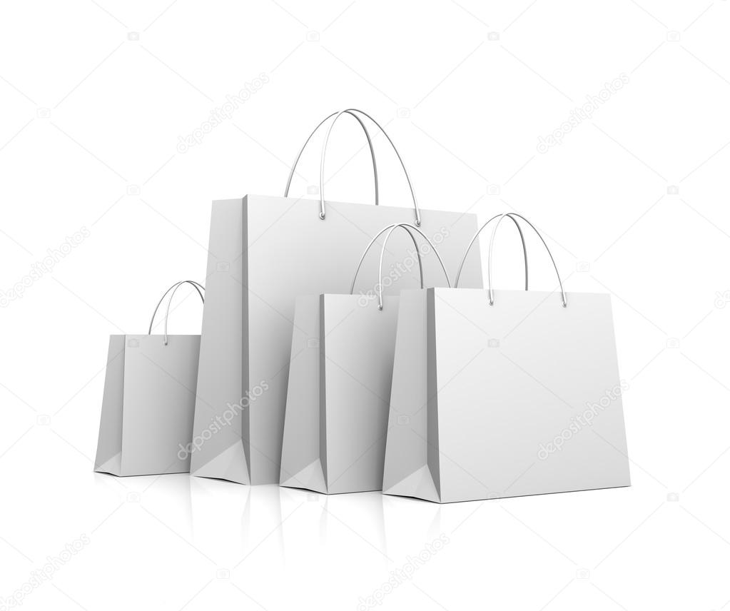 shopping bags concept  3d illustration