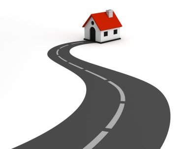 yol ev concept 3d çizim için