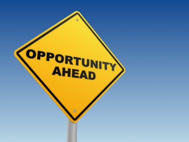 fırsat işareti kavramı 3d çizim