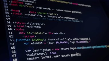 bilgisayar kodu kodlama süreci 3d illüstrasyon