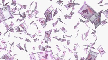 para faturaları beyaz arkaplanda izole edilmiş 3d illüstrasyon