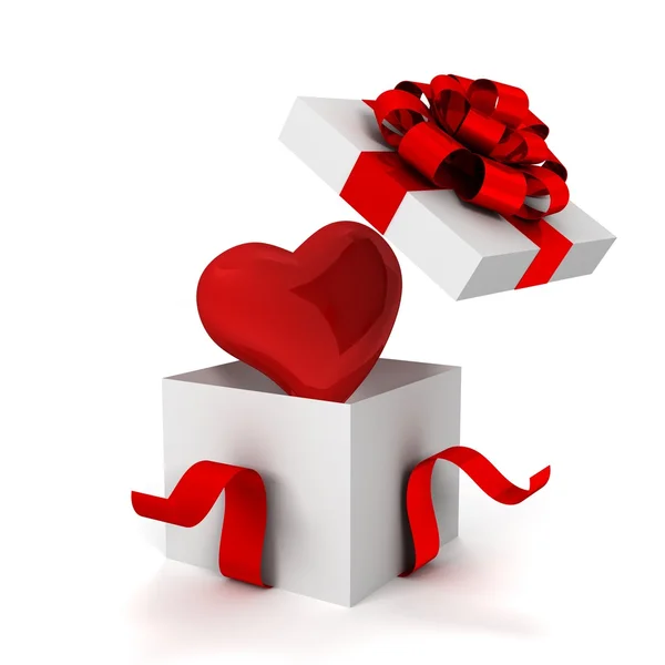 Open gift box — Stock Photo, Image