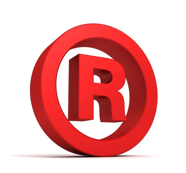 Registered mark — Stock Photo, Image