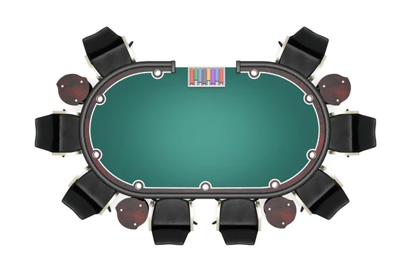 Poker tafel — Stockfoto