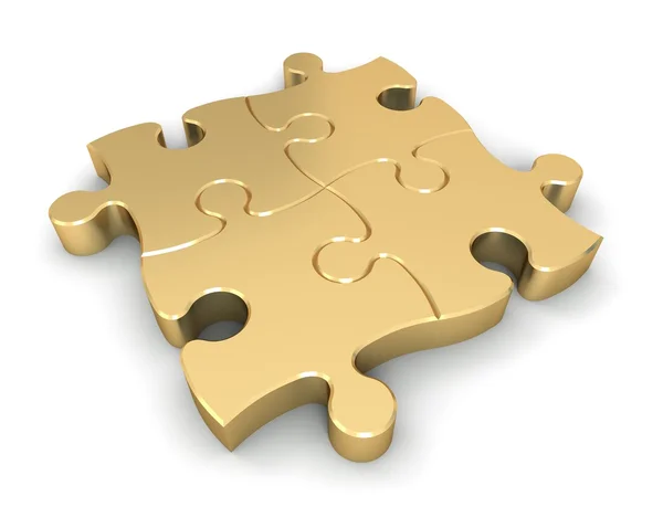 Puzzle solution — Stock Photo, Image