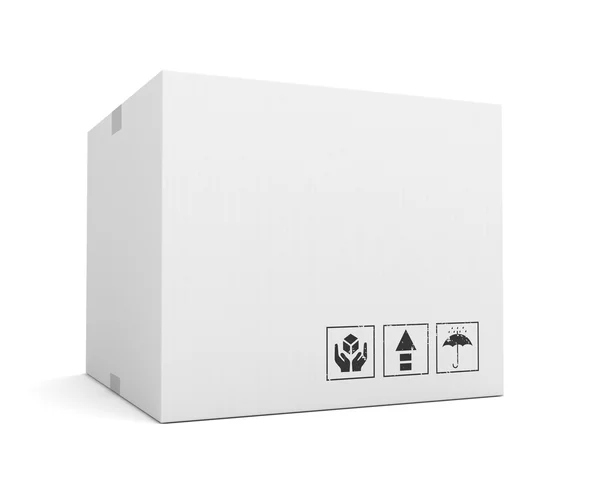 Caja en blanco —  Fotos de Stock