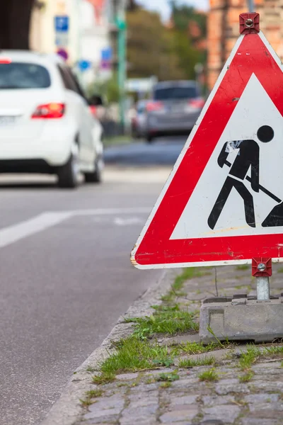 Straßenbauarbeiten — Stockfoto