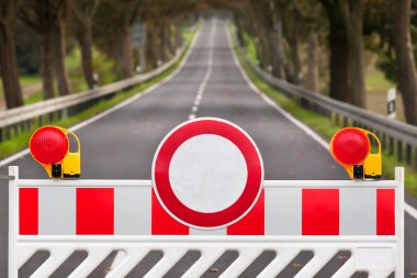 Closed Road clipart