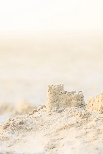 Sand Castle at Evening Light — Stock Photo, Image