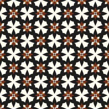 Beyaz arkaplanda siyah çiçek deseni soyut biçiminde