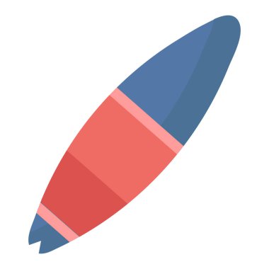 Beyaz arka planda yaz etkinlikleri için renkli sörf tahtası