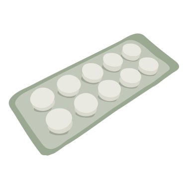 Web tasarımında tıbbi bir tema için hap paketleme