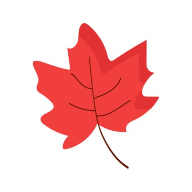 Web tasarımı veya yazdırma için beyaz arkaplan üzerindeki kırmızı sayfa