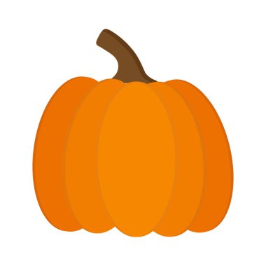 Web tasarımı veya clipart için beyaz arkaplan üzerinde taze balkabağı