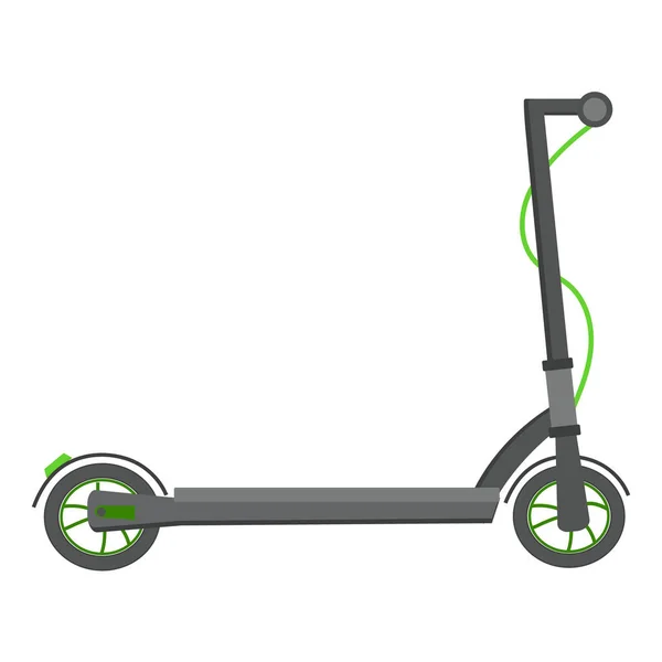 Scooter électrique sur fond blanc pour une utilisation dans la conception web ou clipart — Image vectorielle