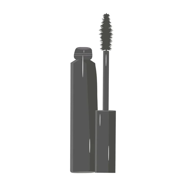 Mascara in til kritzeln auf weißem Hintergrund für Cliparts oder Webdesign — Stockvektor