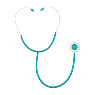 Web tasarımı veya clipart için yeşil steteskop