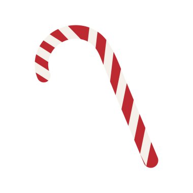 Web tasarımı veya klipte kullanmak için beyaz zemin üzerinde Noel şekeri