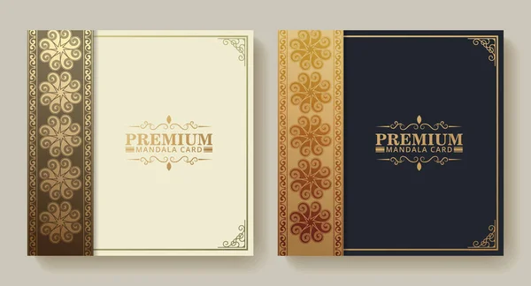 Дизайн Текстурного Меню Premium Gold — стоковый вектор