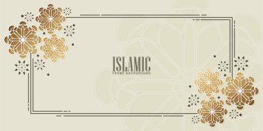 Lüks İslami çerçeve tasarımı