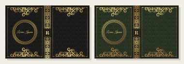 Lüks süslemeli kitap kapağı tasarımı