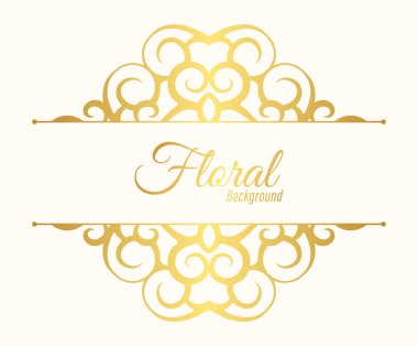 Zarif dekoratif çerçeve arkaplanı